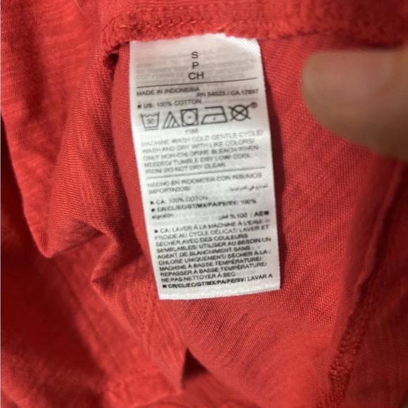 NWT Old Navy Cherry Tomato Puff Sleeve Knit Short Sleeve Top Size Small Cotton - Picture 10 of 10